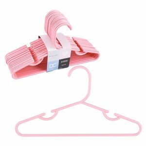 10/$25🦋 NWT Delta Children Light Pink Infant & Toddler Hangers - 52 Count